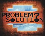 Problem And Solution Stock Photo
