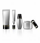 Product Set For Skin Care  Collection For Beauty Cosmetics Stock Photo