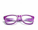 Purple Glasses Stock Photo
