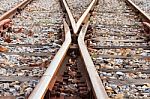 Railway Track Stock Photo