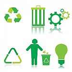 Recycle Icon Stock Photo