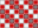 Red And White Plaid Stock Photo
