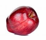 Red Apple Isolated On The White Background Stock Photo