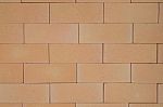 Red Brick Wall Smooth Stock Photo