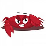 Red Crab Stock Photo