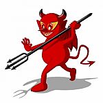 Red Devil Stock Photo