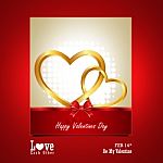Red Love Heart, Valentines Day Concept Stock Photo