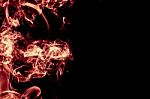 Red Smoke Abstract Background Stock Photo
