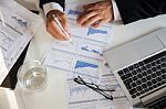 Reported Profits Stock Photo