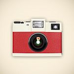 Retro Camera Stock Photo