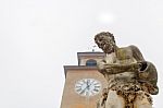 River Crostolo Statue In Reggio Emilia Stock Photo