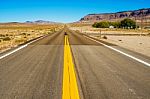 Road In Nevada, Usa Stock Photo