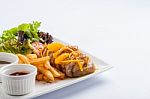 Roasted Duck Breast Stock Photo