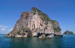 Rock And Sea In Trang Stock Photo