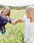 Romantic Couple In Love Stock Photo