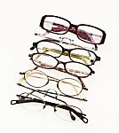 Row Of Glasses Stock Photo