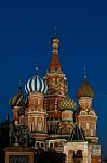 Saint Basil Cathedral In Moscow, Russia Stock Photo