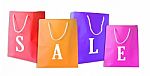 Sale Shopping Bags Stock Photo