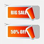 Sale Sticker Stock Photo