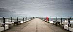 Saltburn Pier - Saltburn By The Sea - North Yorkshire Stock Photo