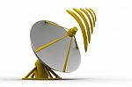 Satellite Dish Stock Photo