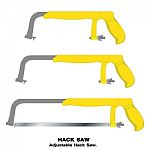 Saw. Hacksaw. Hand Saw Isolated On White Background. Tool Stock Photo