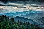 Scenes Along Appalachian Trail In Great Smoky Mountains Stock Photo