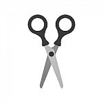 Scissors Isolated Is Tool Icon On A White Background Stock Photo