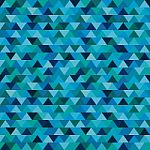 Seamless Bluel Zig Zag Triangle Pattern Stock Photo