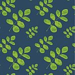Seamless Pattern Of Leaf Stock Photo