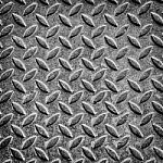 Seamless Steel Diamond Plate Texture Stock Photo