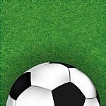 Seamless Texture On A Soccer Theme Stock Photo