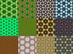 Set Of Abstract Background Pattern Stock Photo