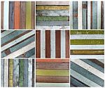 Set Of Wood Texture Background Stock Photo
