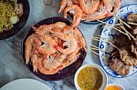 Shrimp Boil Stock Photo