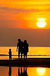 Silhouette Life Stock Photo