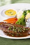 Sirloin Steak Stock Photo