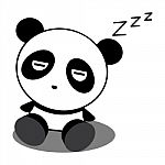 Sleep Panda Stock Photo