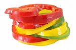 Sliced Peppers Stock Photo