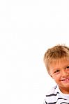 Small Boy Smiling Stock Photo
