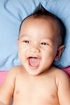 Smiling Baby Boy Stock Photo