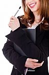 Smiling Business Lady Stock Photo