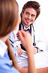 Smiling Male Doctor Stock Photo