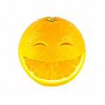Smiling Orange Stock Photo