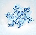 Snowflake Christmas Stock Photo