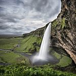 Spectacular Waterfall Stock Photo