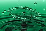 Splash Green Stock Photo
