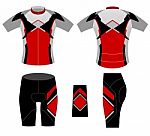 Sports Cycling Clothing Fashion Style Stock Photo