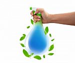 Sprayer In The Hand, Concept Stock Photo