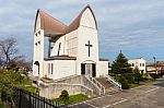 St. John's Church At Motomachi In Hakodate Stock Photo